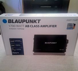 Blaupunkt 1700 watts 4 Ch Amplifier Brand New In The Box