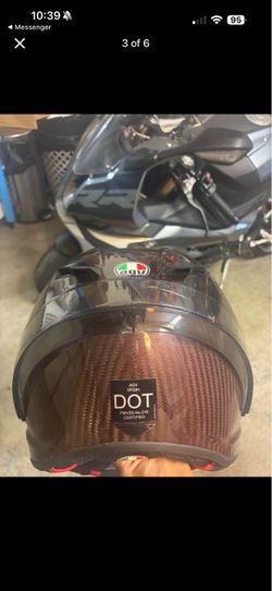 Agv posts red carbon fiber