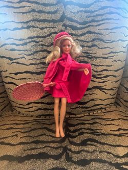 Vintage 1978 Kenner Darci Cover Girl Fashion Doll – Outfit & Woven Fan