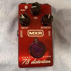 MXR 78 Distortion Guitar Pedal