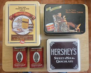Vintage Antique Tins Collectables