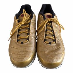 Nike Air max plus TN mens low top sneakers GOLD/BLACK/WHITE