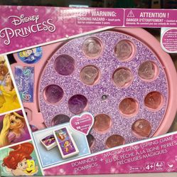 Disney Princess Magical Gem Fishing Game & Dominoes!  2 Games In One!