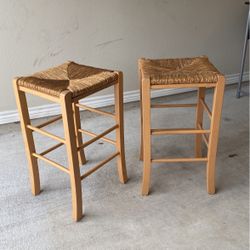 Wicker Bar Stool 
