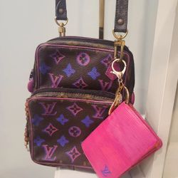 Authentic Louis Vuitton Amazon Bag and Epi Cardholder
