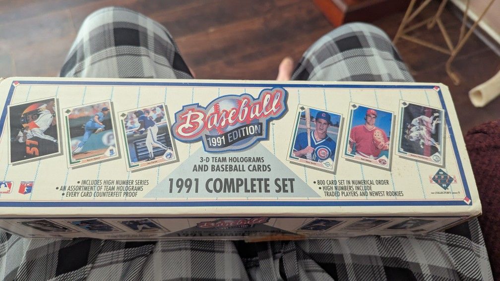 1991 Upper Deck 3D Team Holograms And Cards