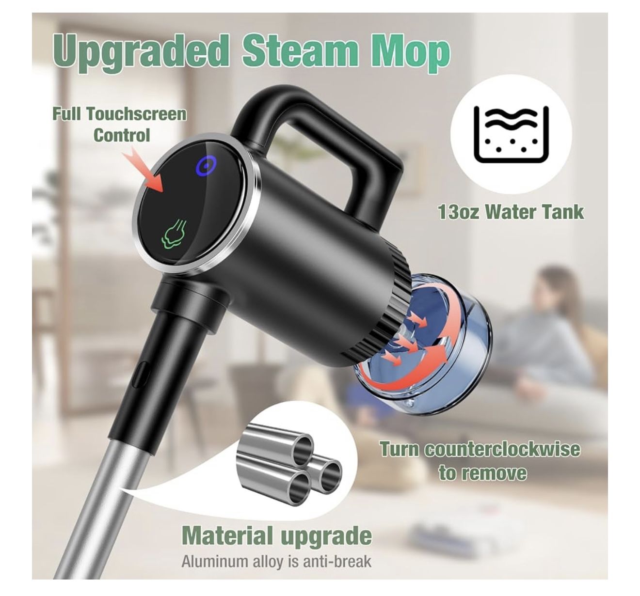 π¨ NEW 2-in-1 Steam Mop & Handheld Cleaner π¨