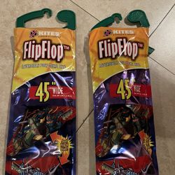 NEW NINJA TURTLES TM FlipFlop TM 45” wide reusable polyester KITE 🪁 