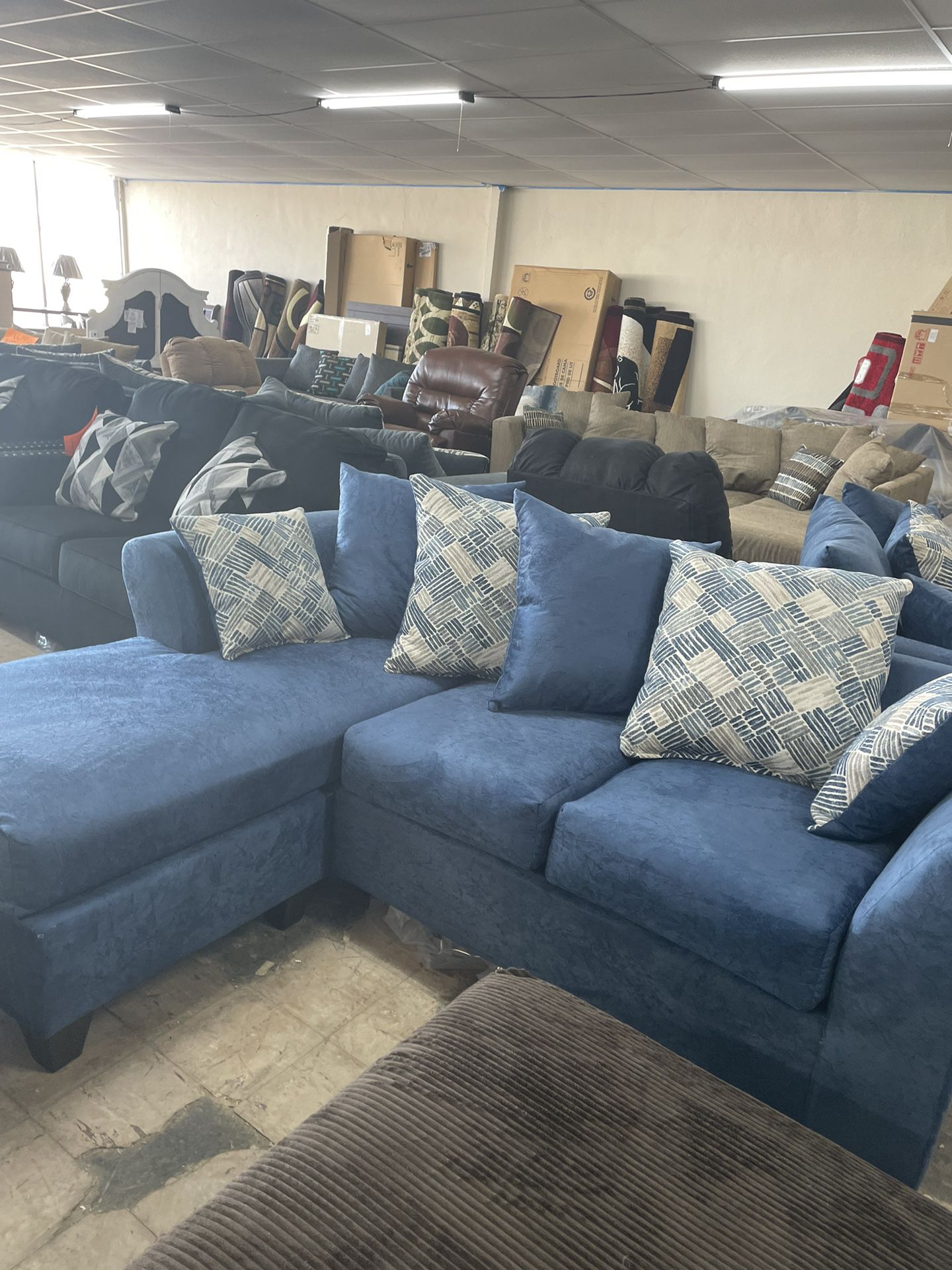 Sofa Blue 