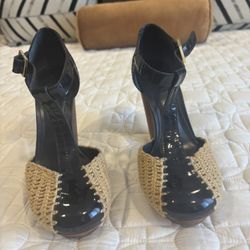 Tory Burch  Patent Leather Heels Size 8