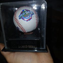 Az diamond backs 2001 world series baseball