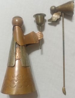 Handmade Vintage Candle Holder and Snuffer
