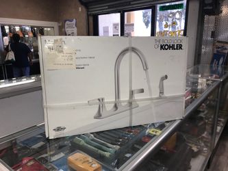 🚰 Kohler Maxton Widespread Bathroom Faucet with Side Spray – New in Box
