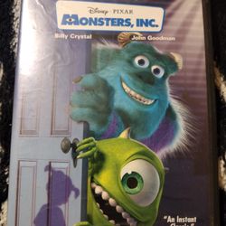 Monsters Inc. DVD