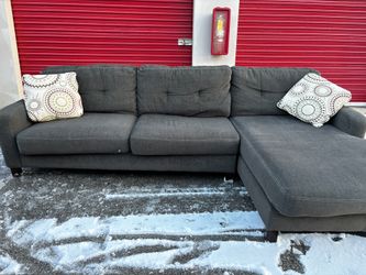 Modern Gray L Shaped Sectional*FREE Delivery 🚚 
