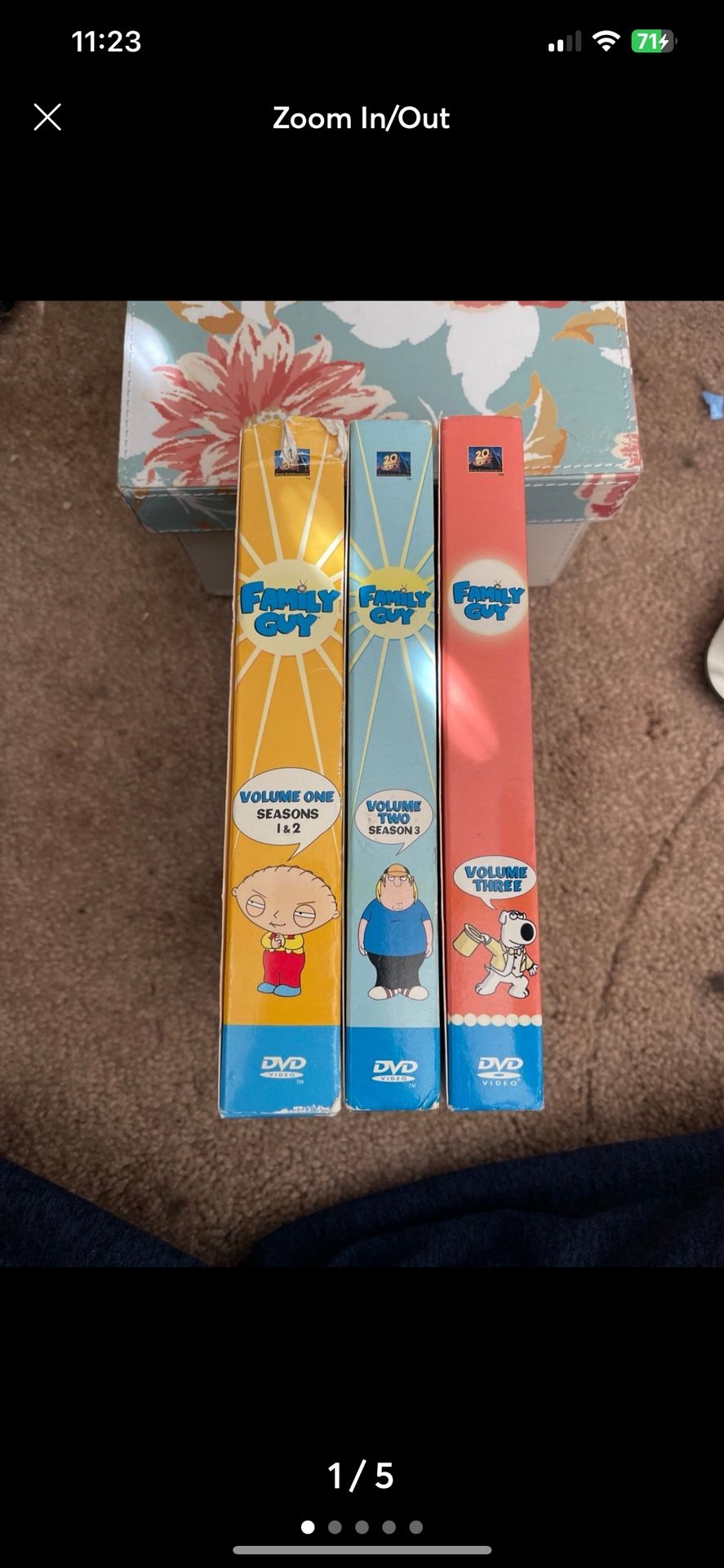 Family Guy volumes 1-3 DVD