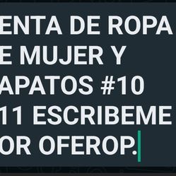 Ropas DE 2da mano Muy Buena Condición Size 2XL M  XL