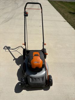 Worx push mower