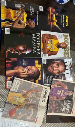 Kobe Magazine and newspapers mint condition