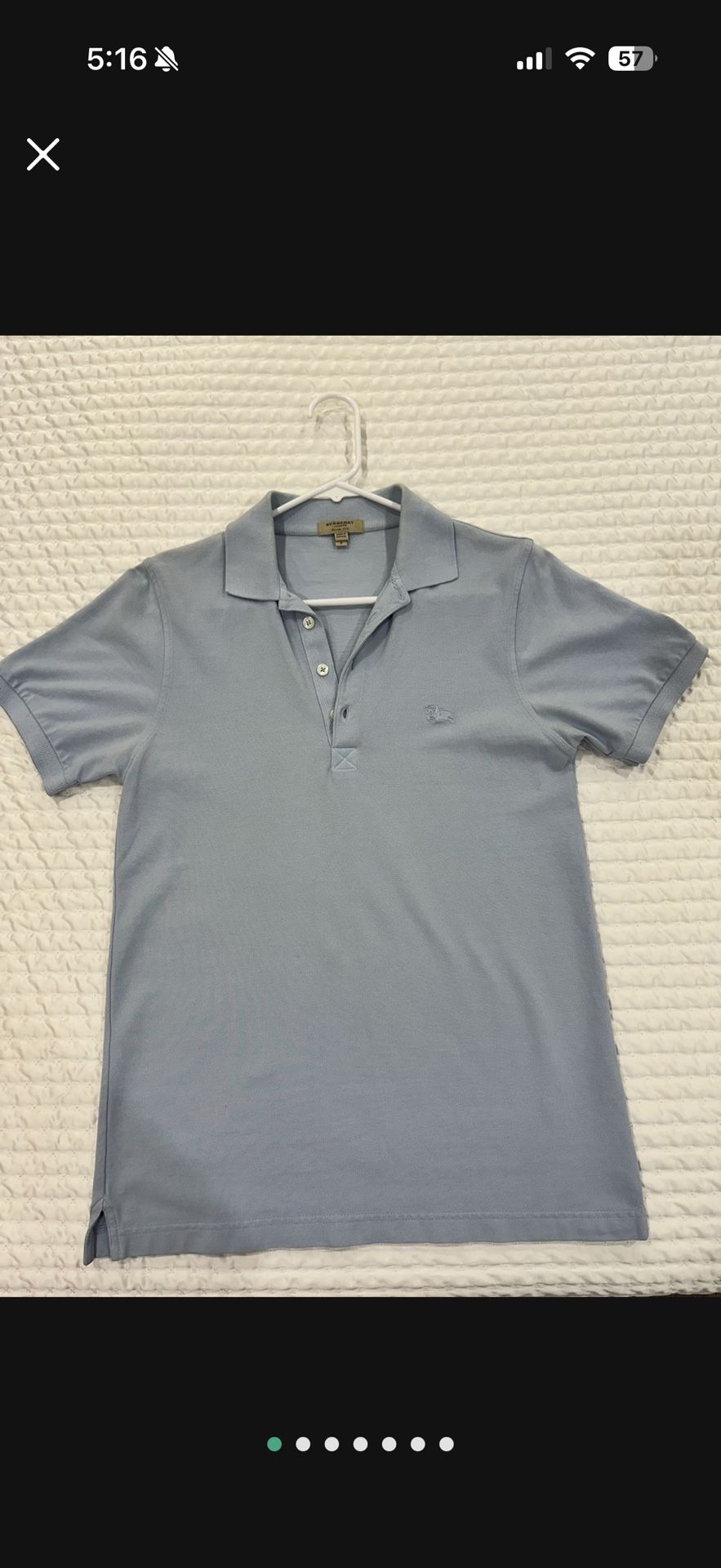 Burberry Men’s Blue Shirt