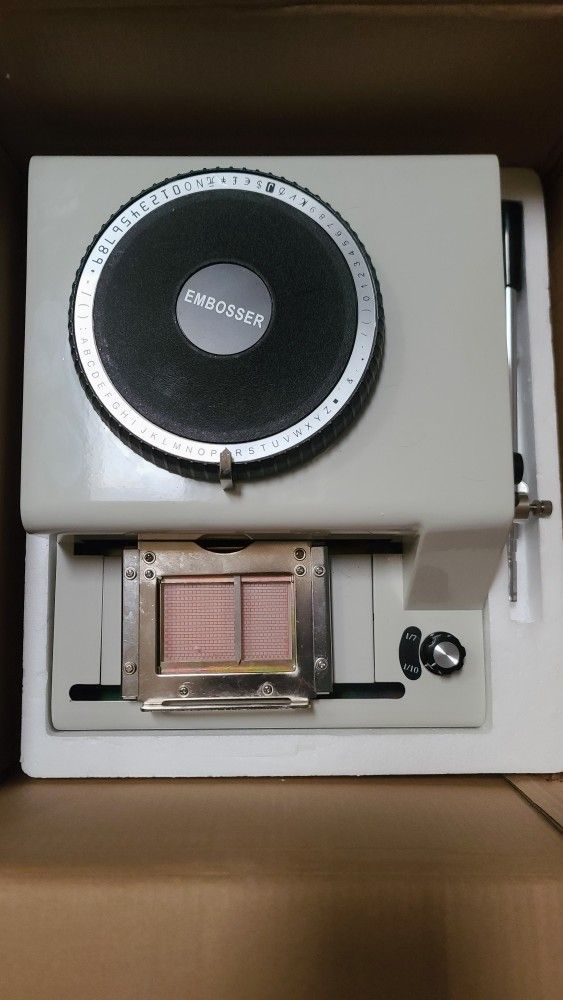 Credit Card Embossing Machine