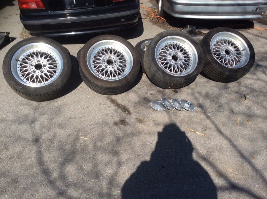 Set e39 2 parts bbs Bmw wheels 17inch sport with center caps
