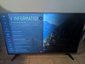 Tv / LCD / Smart 55" LG Television/ Needs Repair!