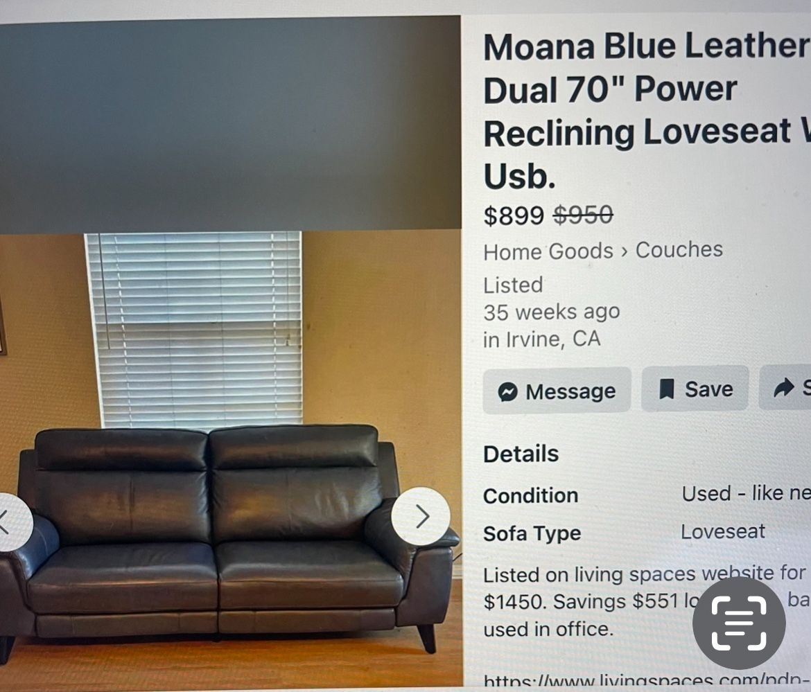 Dual Electric Recliner Loveseat