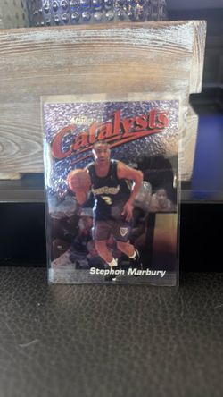 97’ Topps chrome Stephon Marbury catalysts insert