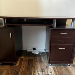 Techni Mobili Desk—48 Inch, Chocolate Brown