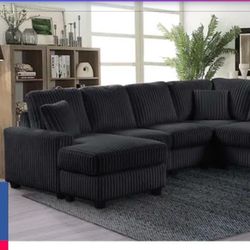 NEW corduroy Sectional Sofa 
