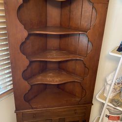 Antique Corner Cabinet 