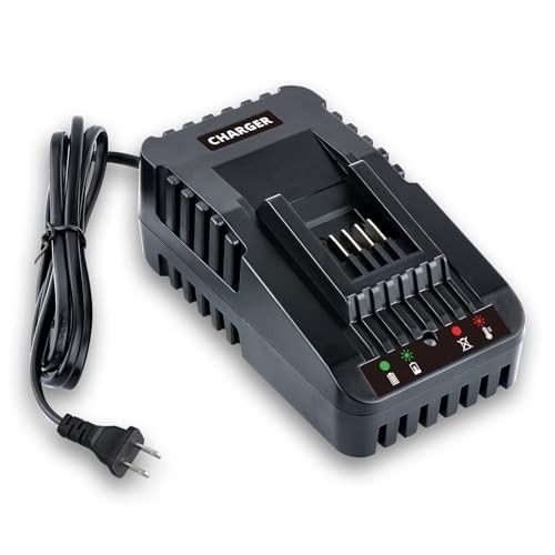 DASNITE WA3880 Li-ion Battery Charger Replacement for Worx 20V Battery Lithium Compatible with Worx Battery 20V Max WA3520, WA3525 WA3575 WA3578 WA351