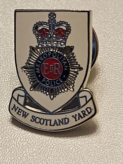 Original Scotland Yard lapel Pin.