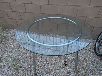Glass table
