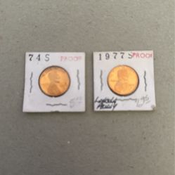 Lincoln Proof Pennies 