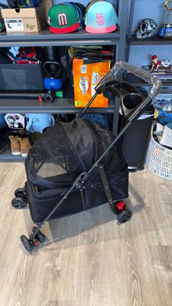 New pet stroller with cup holders