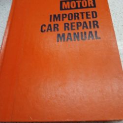  MOTOR. CAR. REPAIR  MANUAL  VARIETY OF CARS.