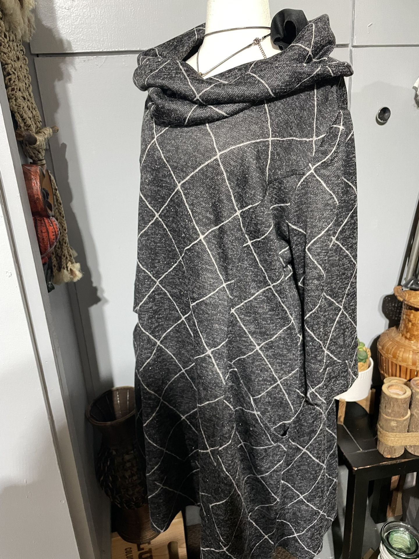 Robbie Bee Women’s Cute Holiday Festive Sparky Fess Dress 👗size Xl