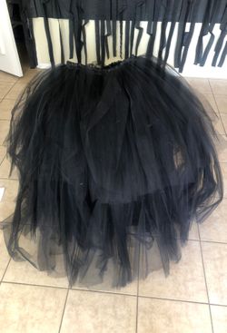 Halloween Costume Black Tule Skirt