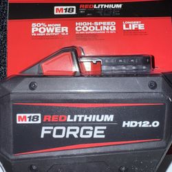 MILWAUKEE FORGE 12.0 BATTERY NEW SEALED