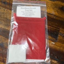 Hardness streak test kit