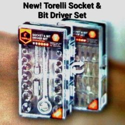 New! Torelli Socket & Bit Driver Set