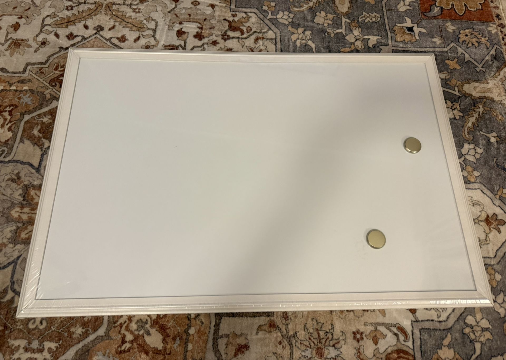 New.. U Brands Farmhouse Magnetic Dry Erase Board White Board, 30" x 20” (1317)