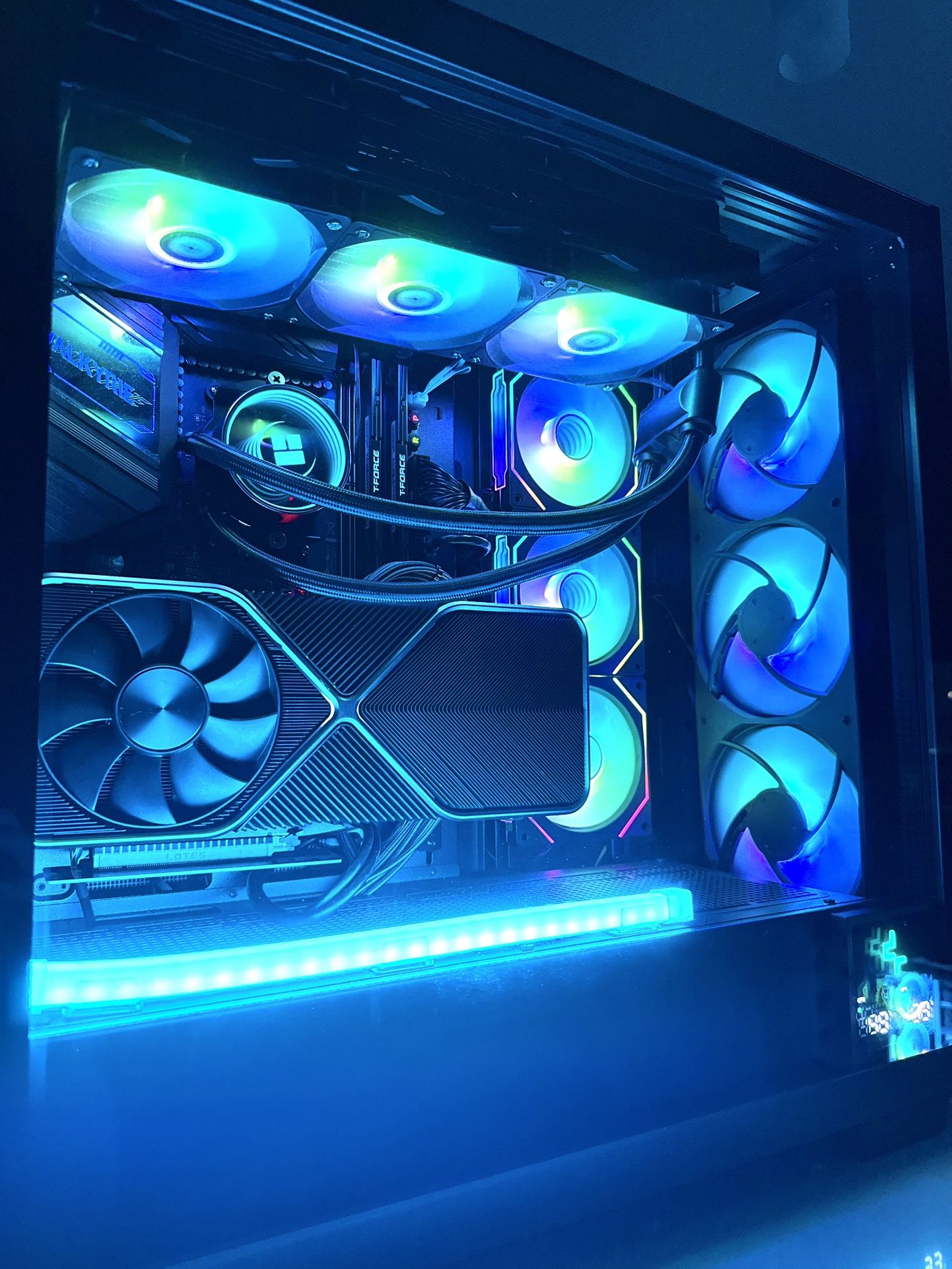 High-End Liquid-Cooled Gaming & Workstation PC — Ryzen 9 7900X / RTX 3090 / 32GB DDR5 / 2TB SSD / 2TB HDD