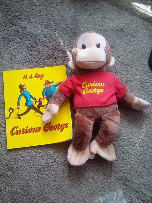 CURIOUS GEORGE MONKEY & ELMO SESAME STREET LOT