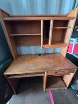 Solid wood desk