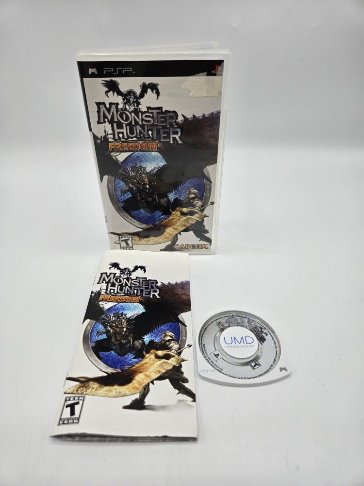 Monster Hunter Freedom (Sony PSP, 2004) Complete NTSC Vg 