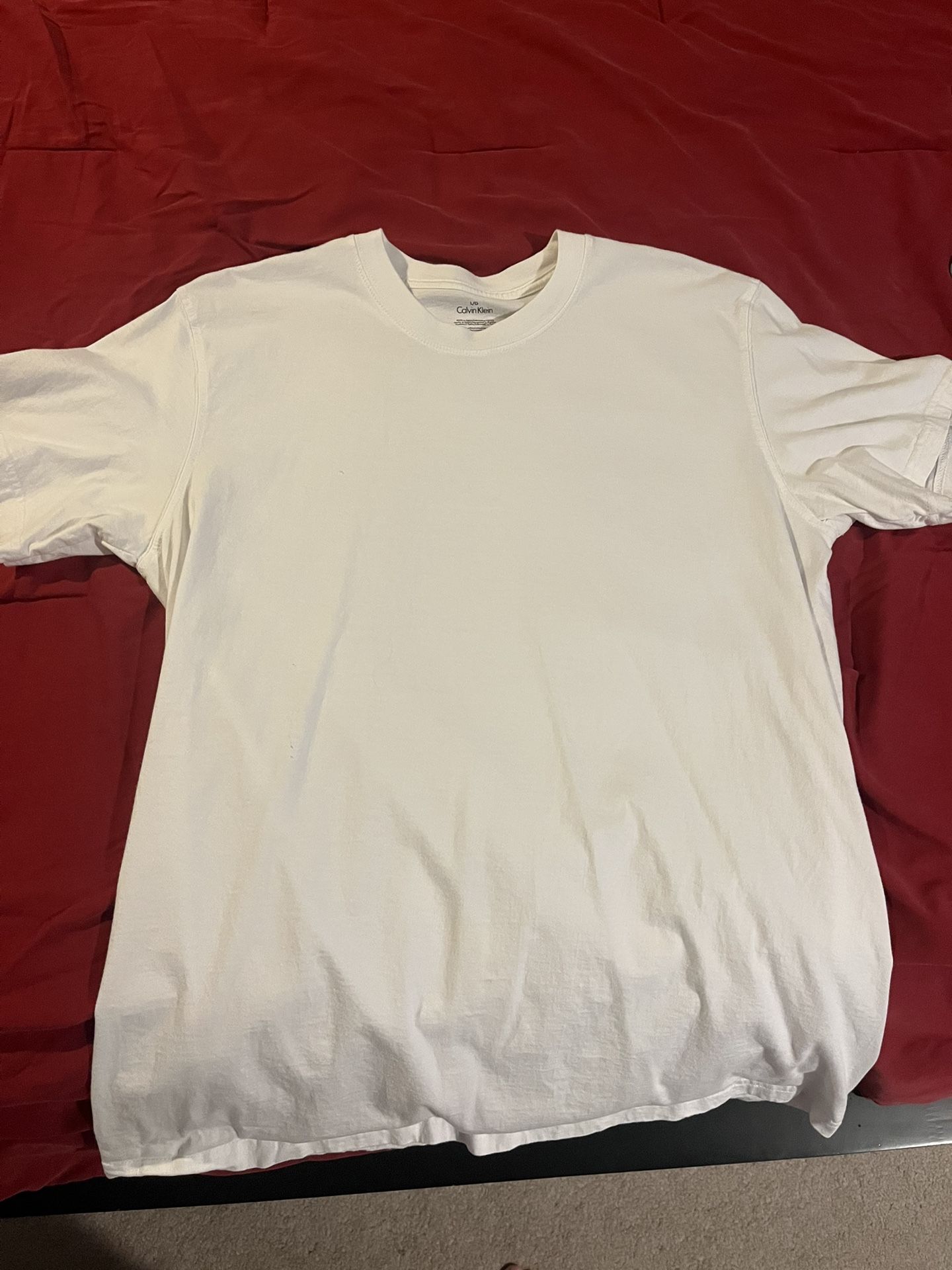 Men’s Large White Tshirts (3)