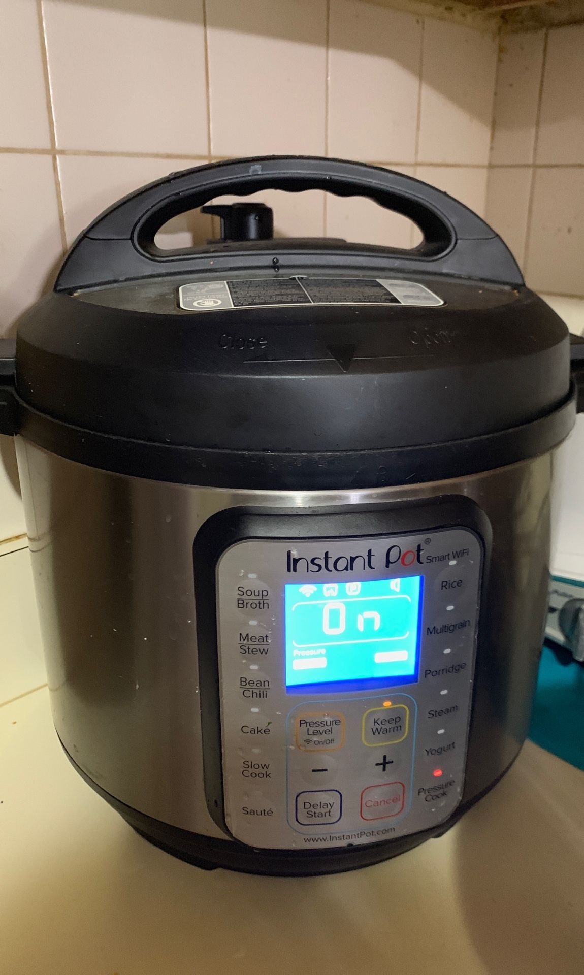 Two months used instant pot smart can connect to WiFi